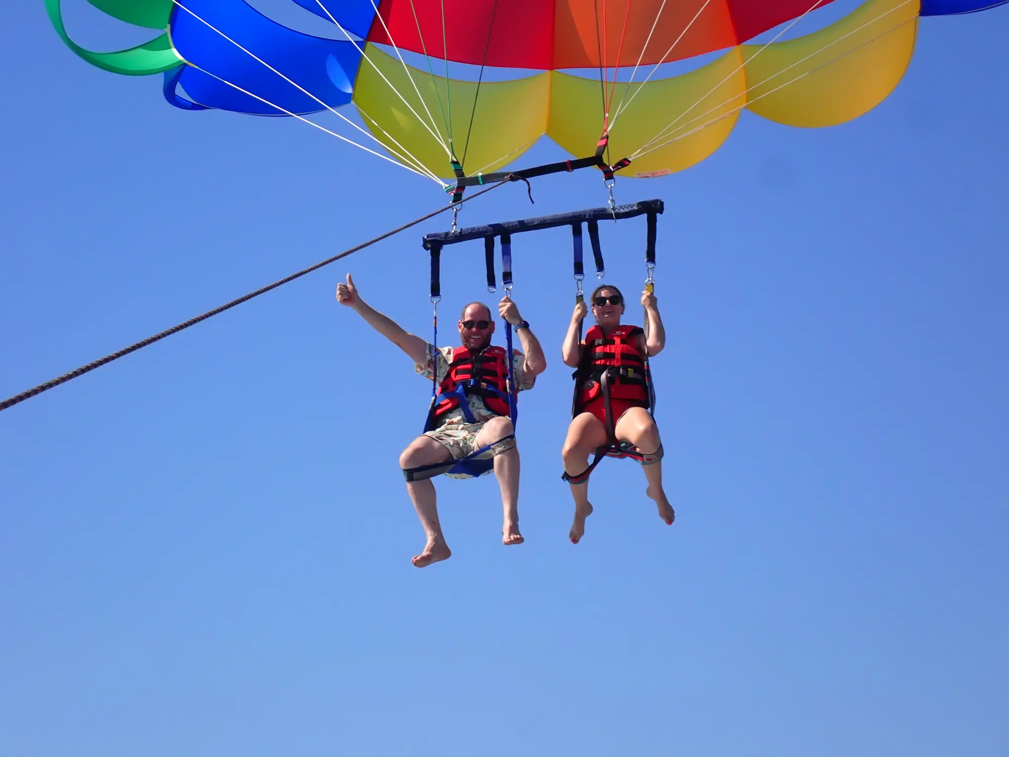 Barco de parasailing premium